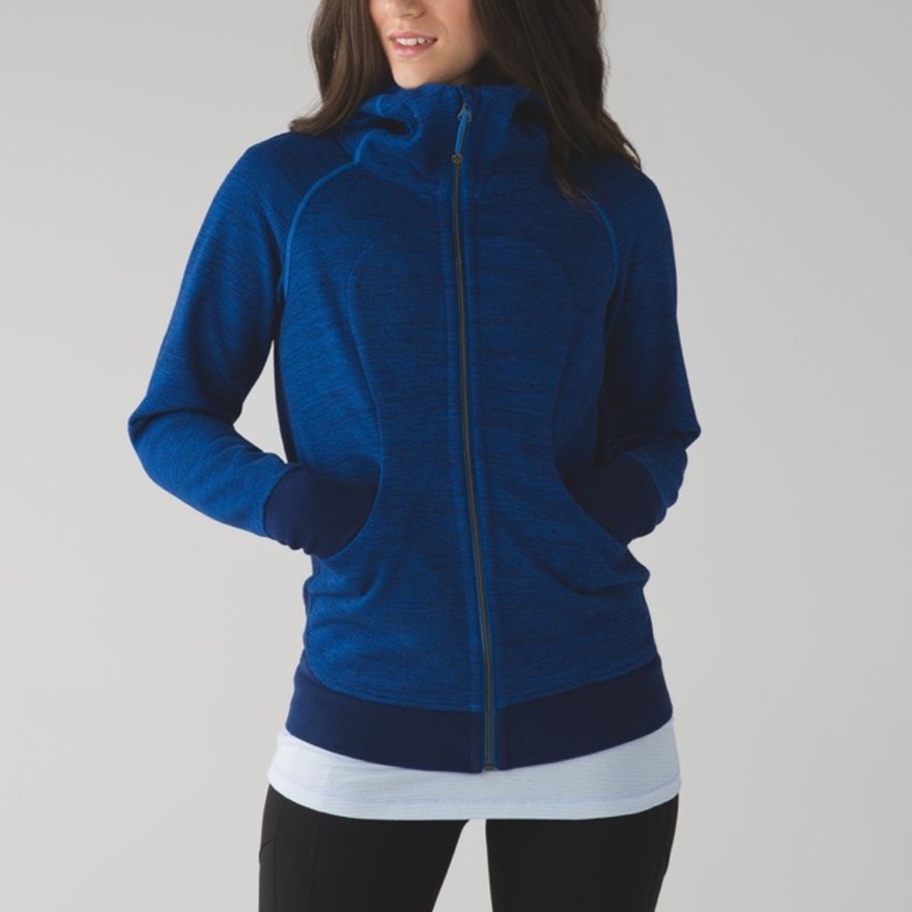 Lululemon Scuba Hoodie Commuter Denim Lakeside Blue Hero Blue / Hero Blue-2